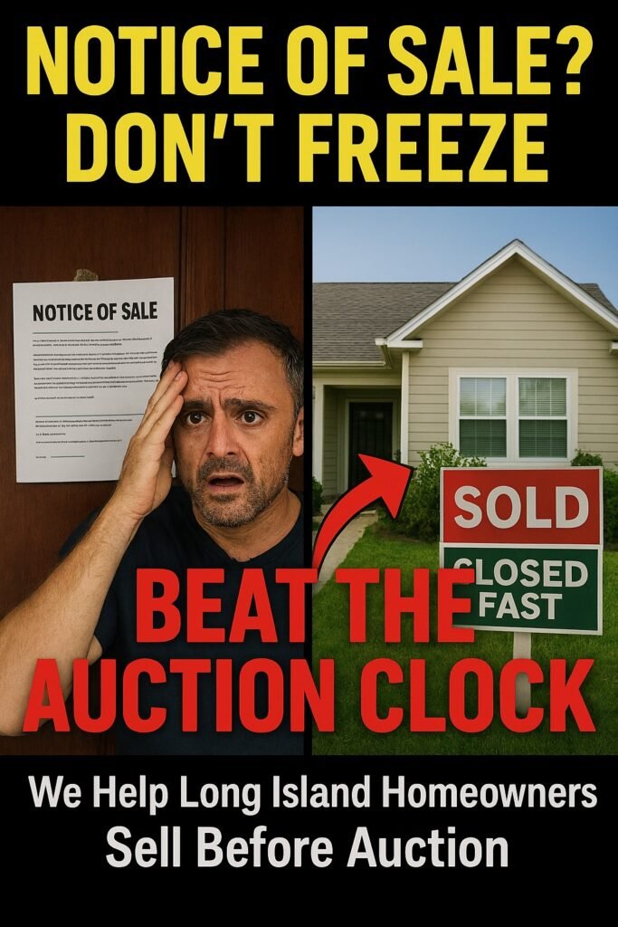 Got a Foreclosure Sale Notice in Long Island? Here's What to Do