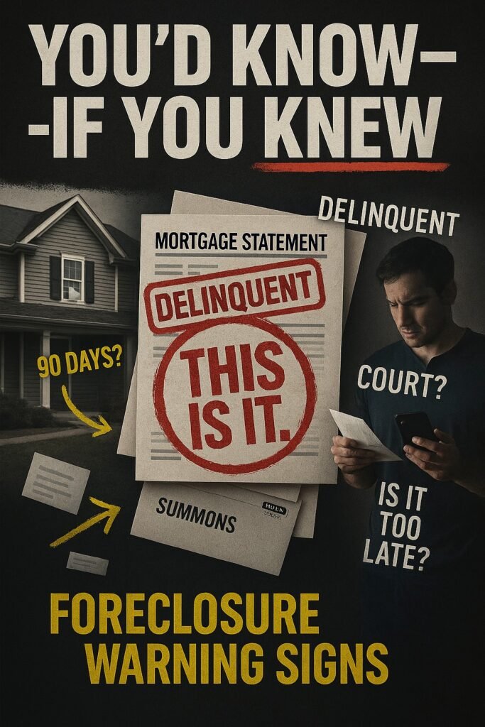 Signs You’re in Foreclosure on Long Island